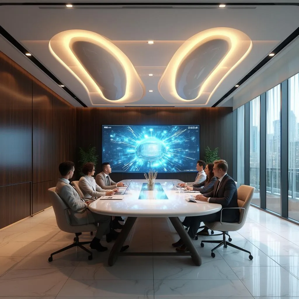 Sala de reuniones con clientes