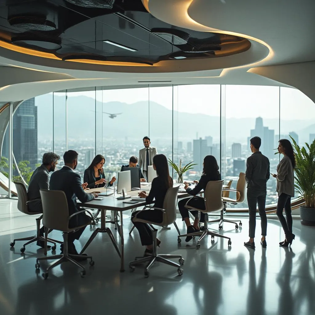 Equipo de FinanColombia en la oficina central de Bogotá